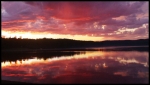 A beautiful sunset on Arrowhead Lake